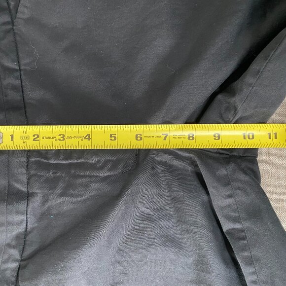 Express Editor Wide Leg Chino Pants Women's 10 Mid Rise Black Casual - Picture 10 of 13